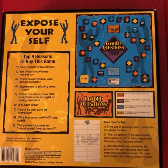Loaded Questions board game - Picture 4 of 4